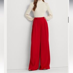 NWT Lauren by Ralph Lauren 16 Red Pants